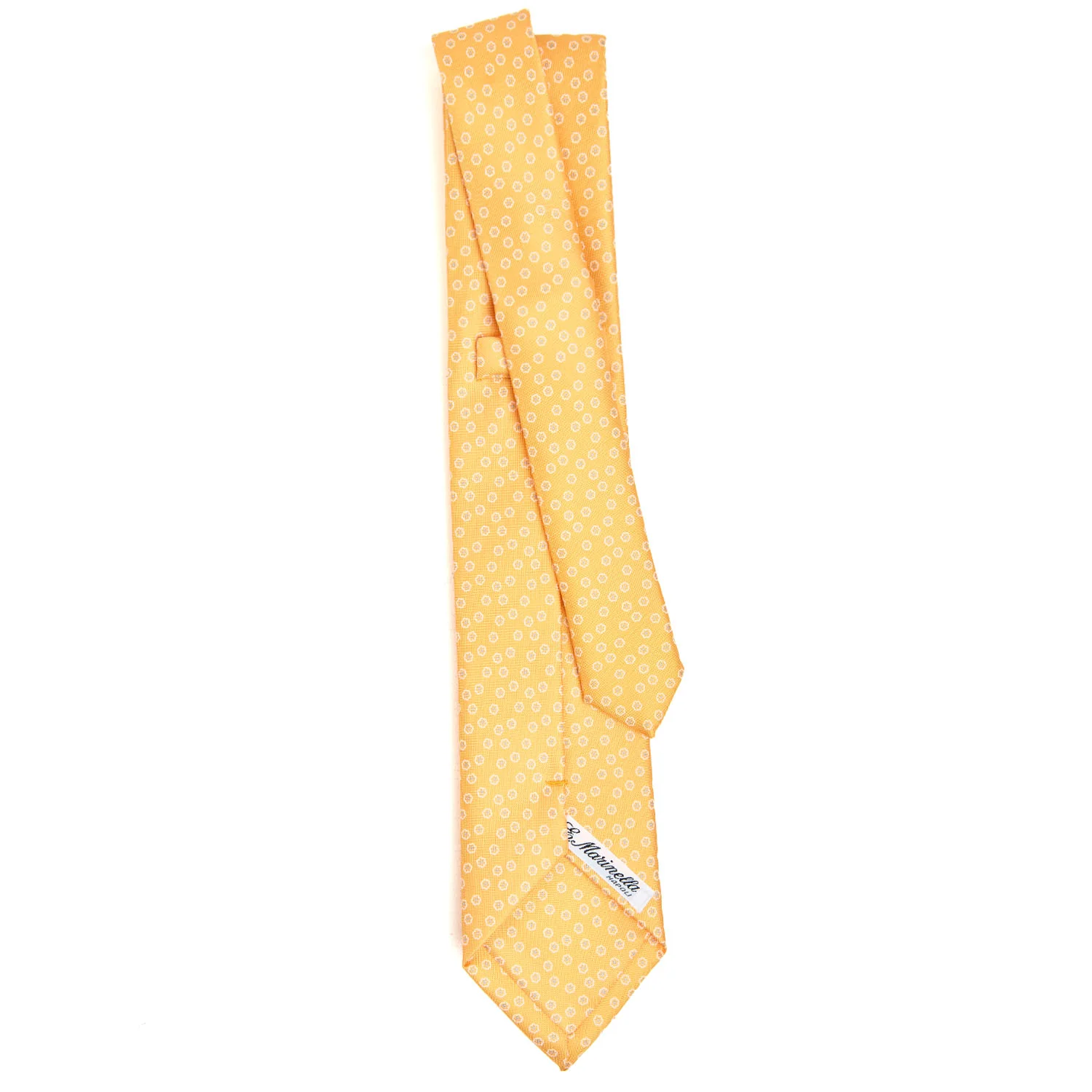 YELLOW EXTRA LONG SARTORIAL SILK TIE - Image 3