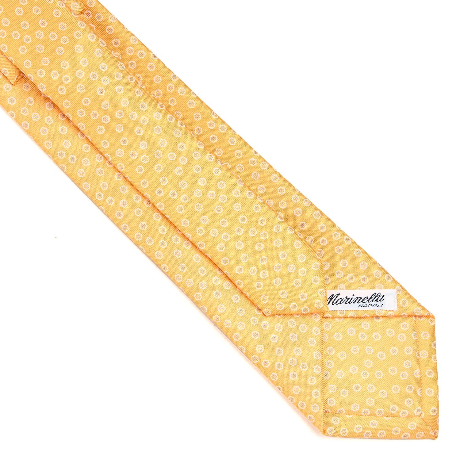 YELLOW EXTRA LONG SARTORIAL SILK TIE - Image 4