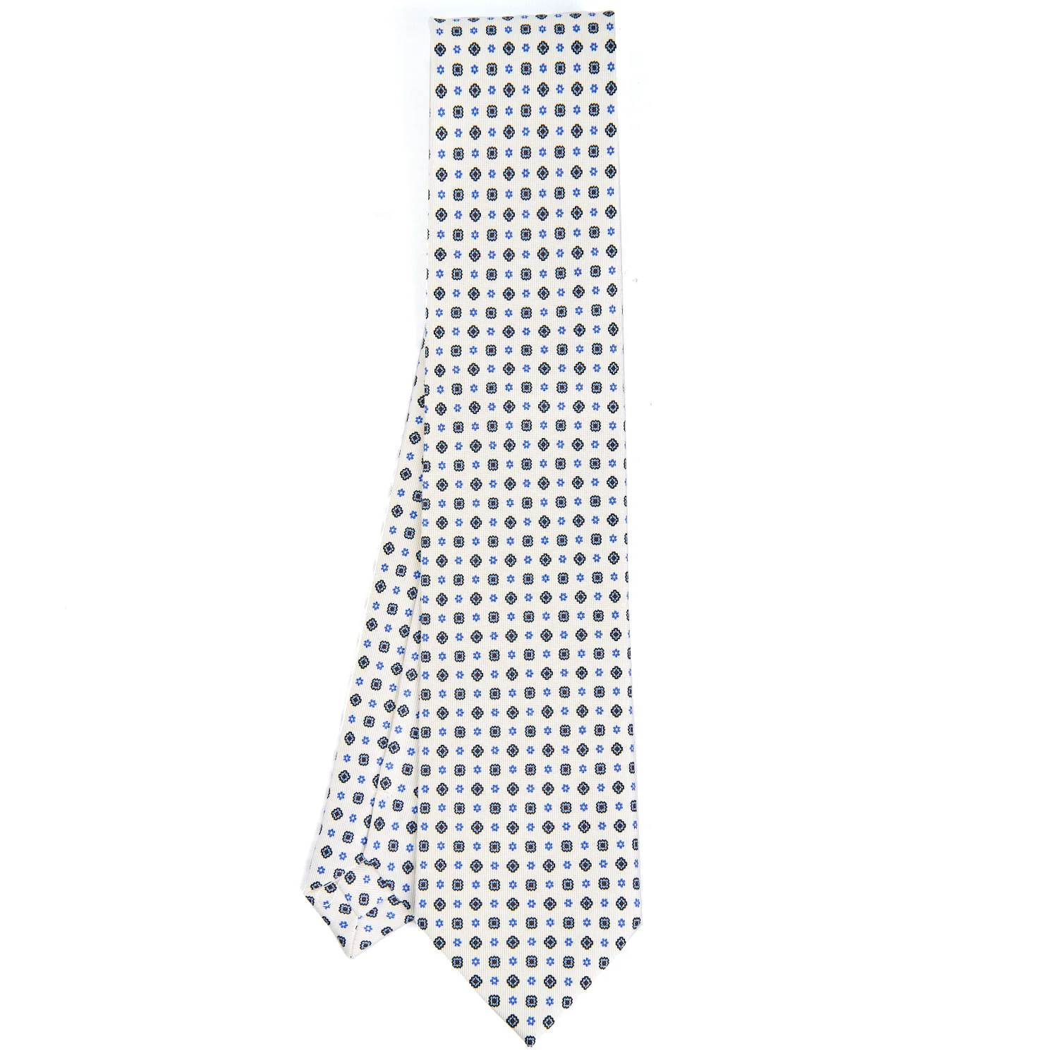 WHITE SARTORIAL CLASSIC SILK TIE - Image 2