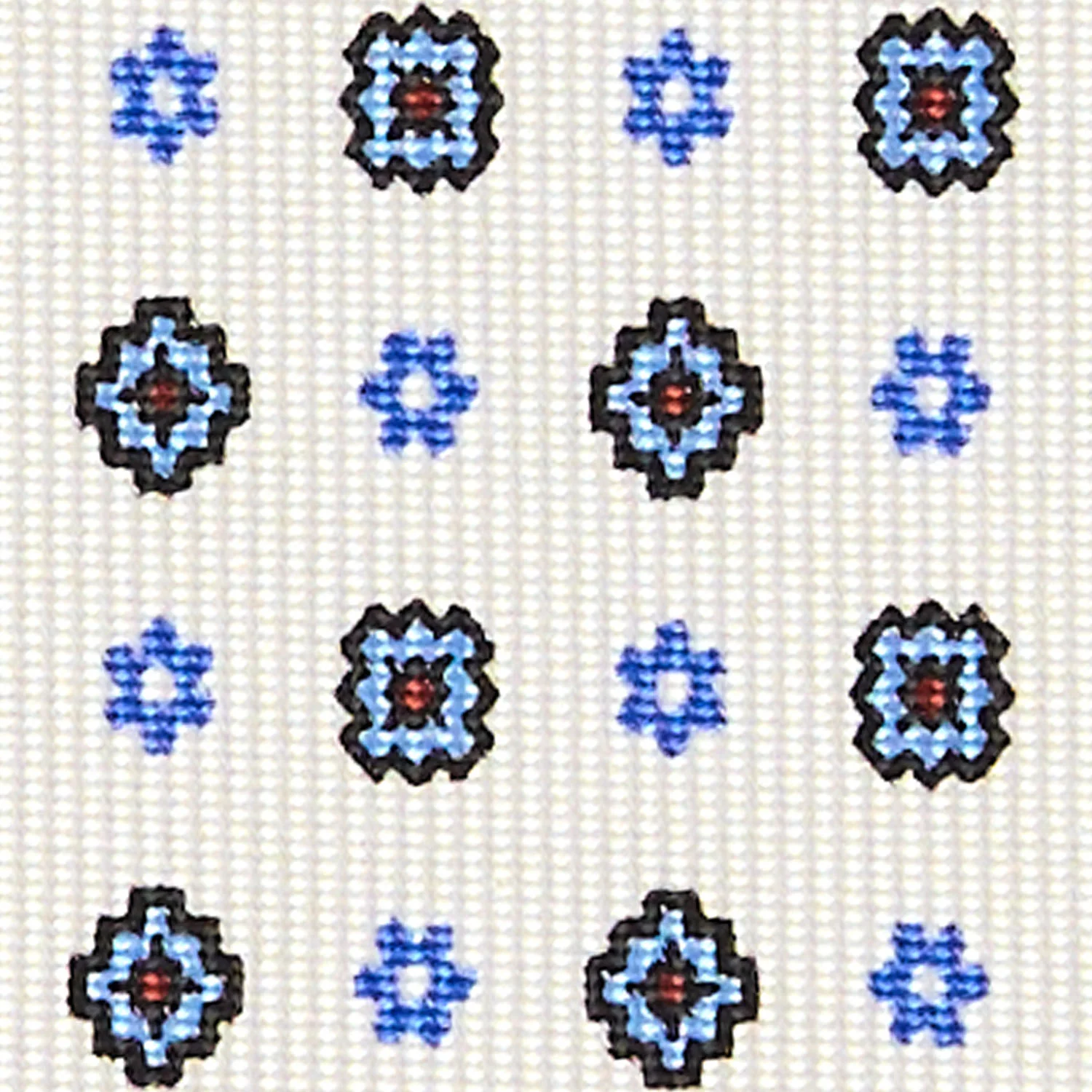 WHITE SARTORIAL CLASSIC SILK TIE - Image 5
