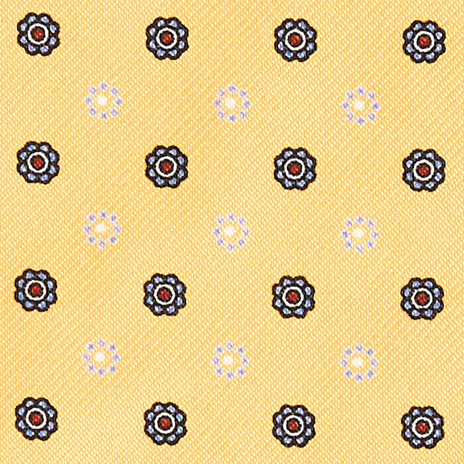 YELLOW SILK ASCOT TIE - Image 2