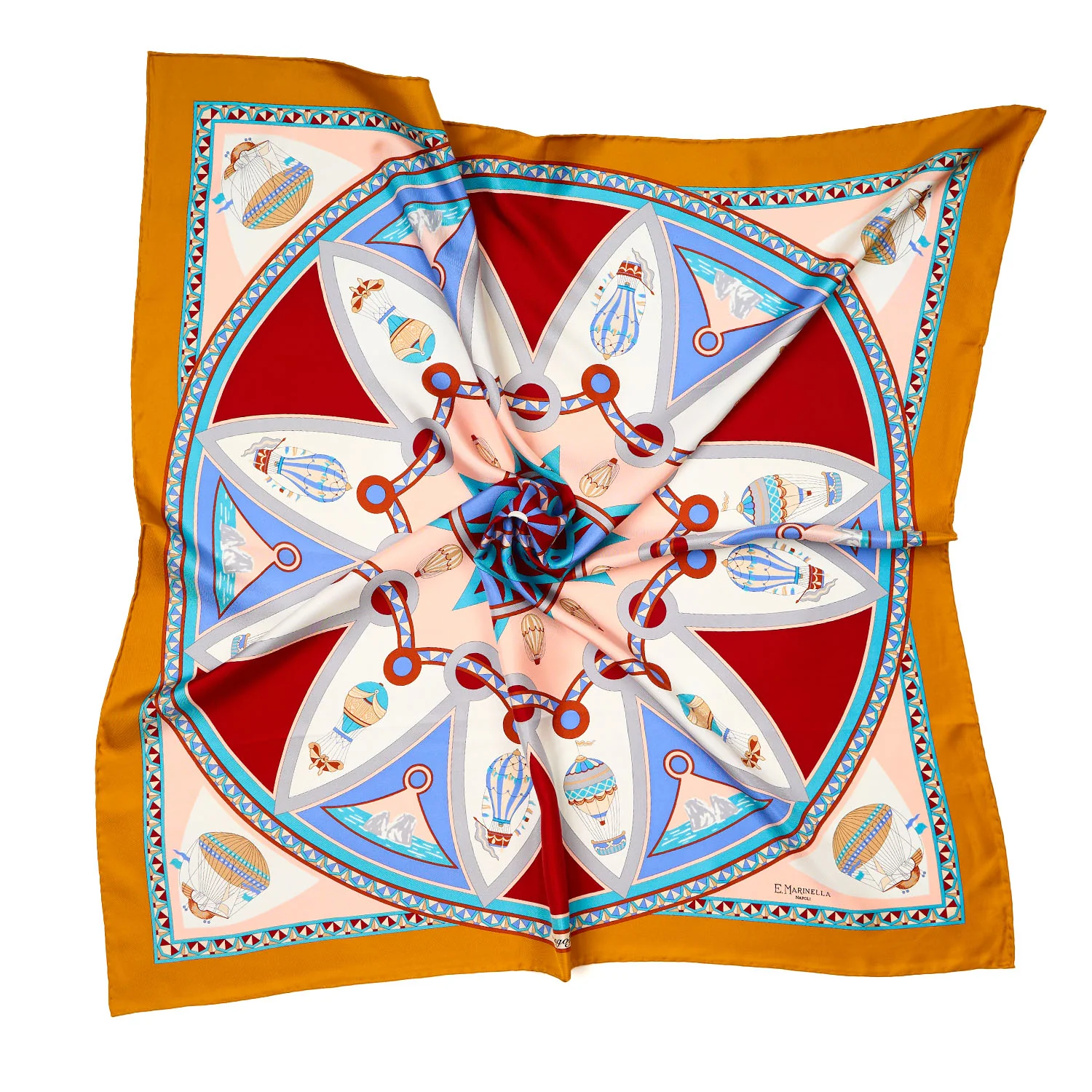 YELLOW SILK SCARF 90 - Image 4